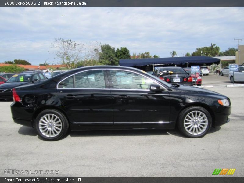 Black / Sandstone Beige 2008 Volvo S80 3.2