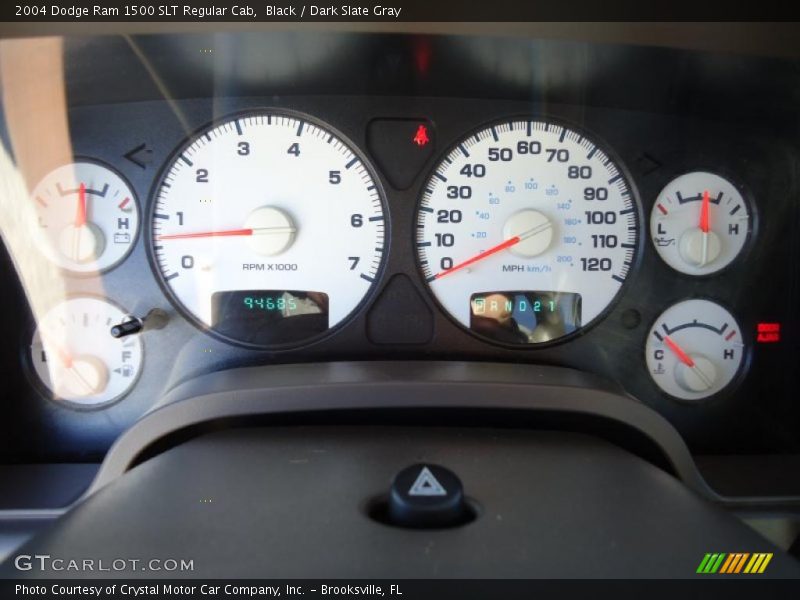 Black / Dark Slate Gray 2004 Dodge Ram 1500 SLT Regular Cab