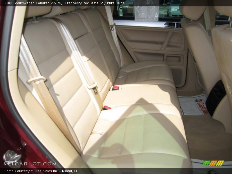 Cranberry Red Metallic / Pure Beige 2008 Volkswagen Touareg 2 VR6