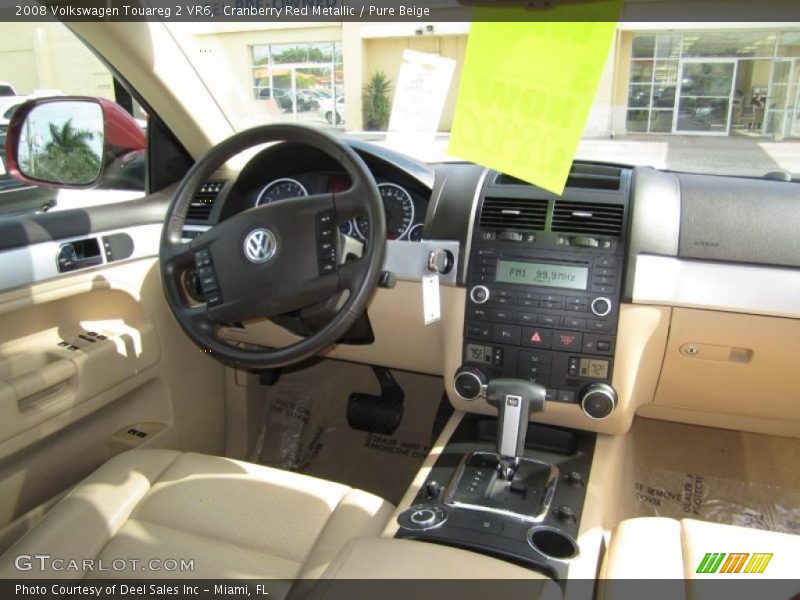 Cranberry Red Metallic / Pure Beige 2008 Volkswagen Touareg 2 VR6