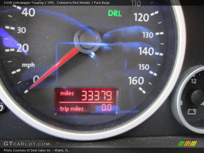 Cranberry Red Metallic / Pure Beige 2008 Volkswagen Touareg 2 VR6