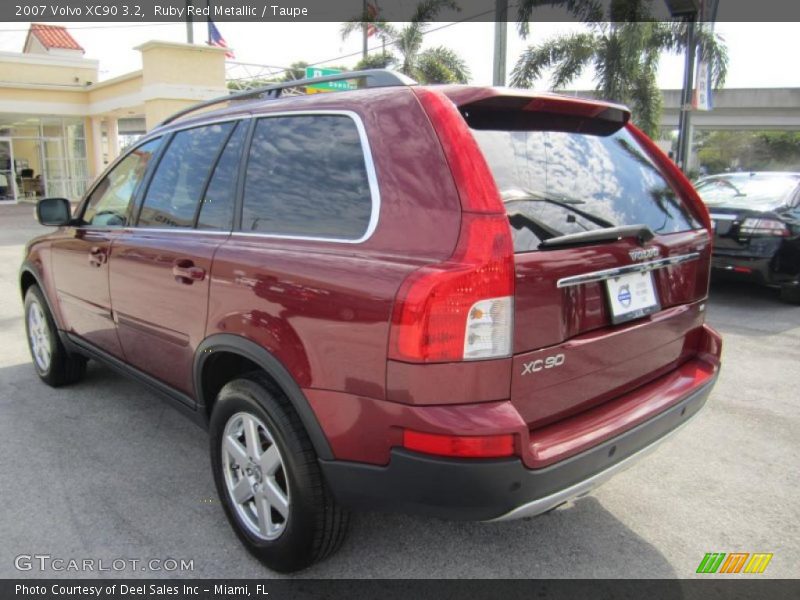 Ruby Red Metallic / Taupe 2007 Volvo XC90 3.2