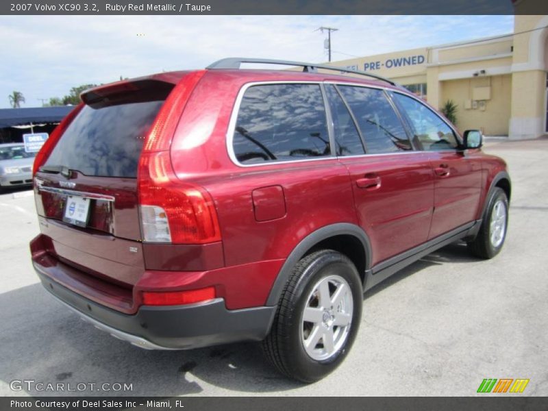 Ruby Red Metallic / Taupe 2007 Volvo XC90 3.2