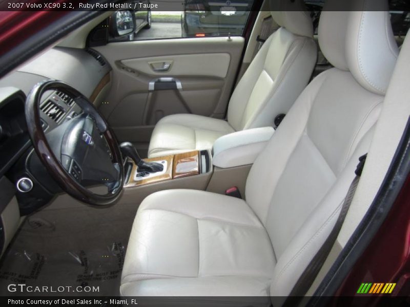 Ruby Red Metallic / Taupe 2007 Volvo XC90 3.2
