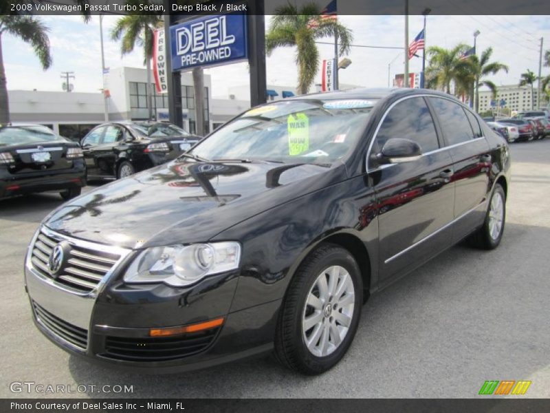 Deep Black / Black 2008 Volkswagen Passat Turbo Sedan