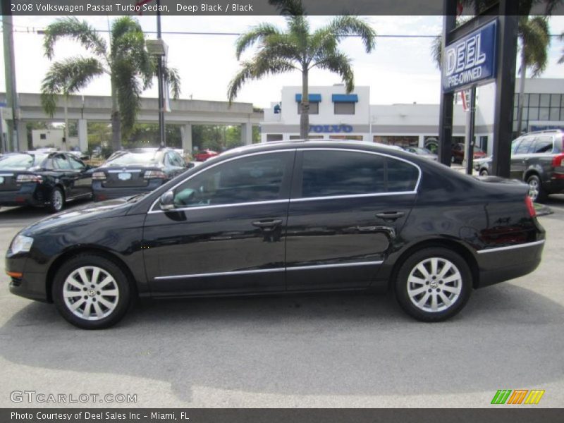 Deep Black / Black 2008 Volkswagen Passat Turbo Sedan