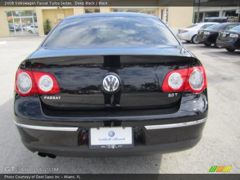 Deep Black / Black 2008 Volkswagen Passat Turbo Sedan