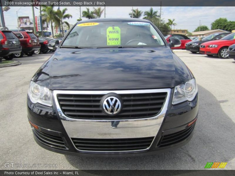 Deep Black / Black 2008 Volkswagen Passat Turbo Sedan