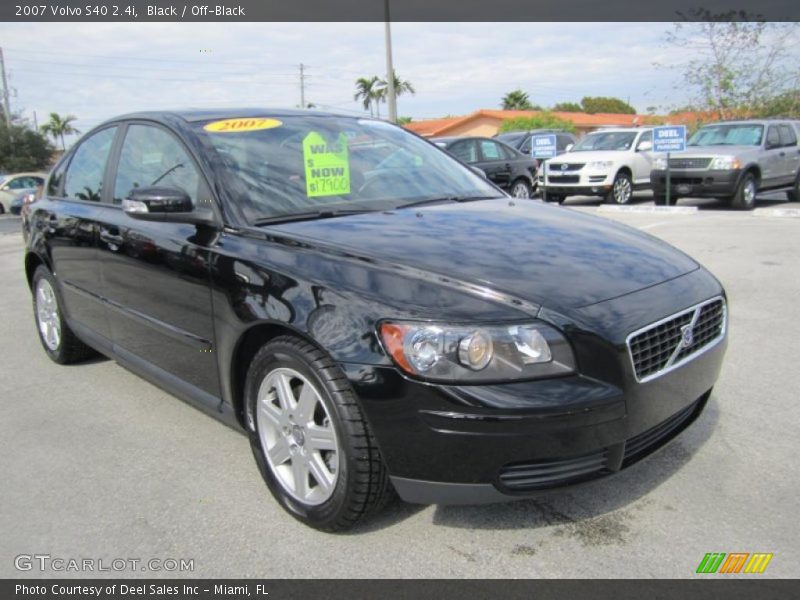 Black / Off-Black 2007 Volvo S40 2.4i