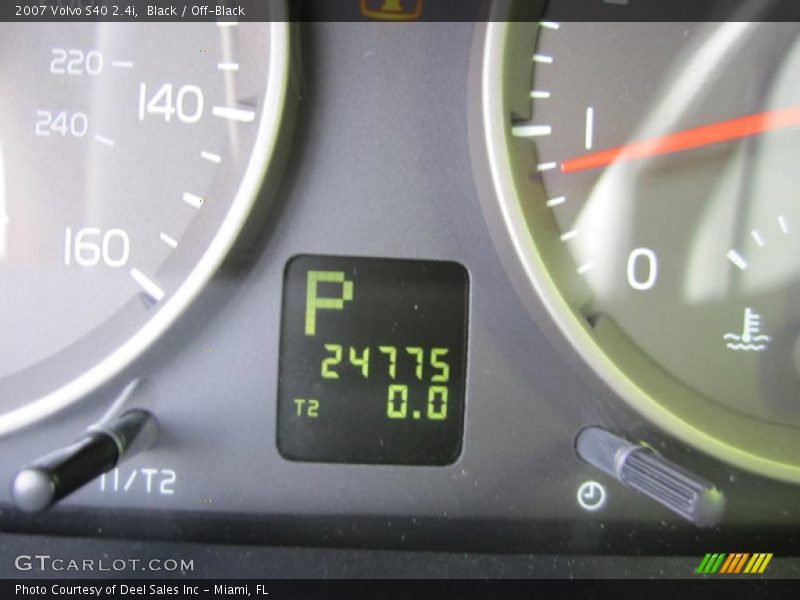 Black / Off-Black 2007 Volvo S40 2.4i