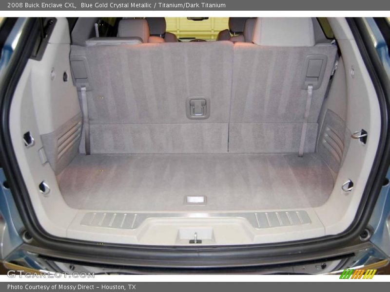 Blue Gold Crystal Metallic / Titanium/Dark Titanium 2008 Buick Enclave CXL