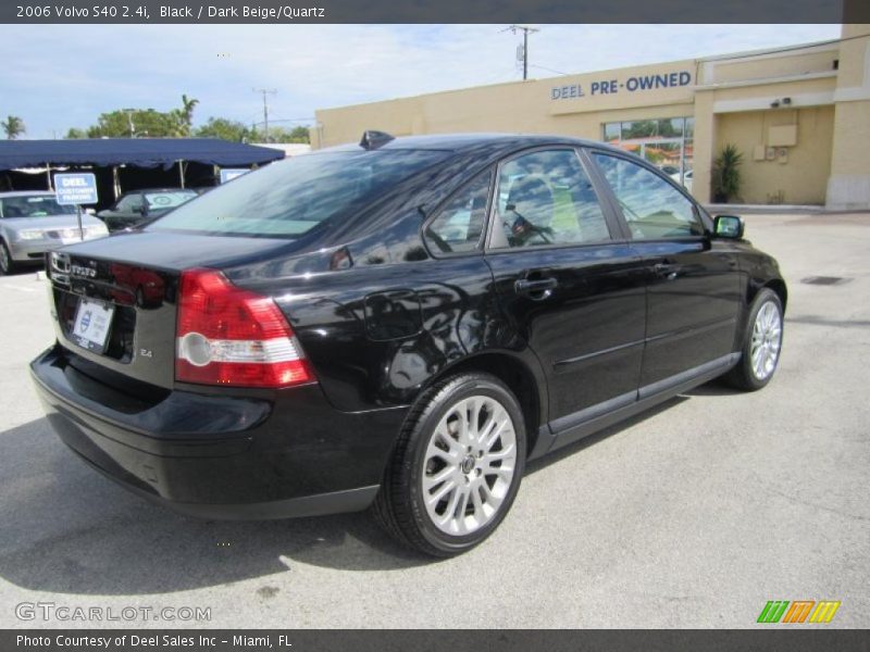 Black / Dark Beige/Quartz 2006 Volvo S40 2.4i