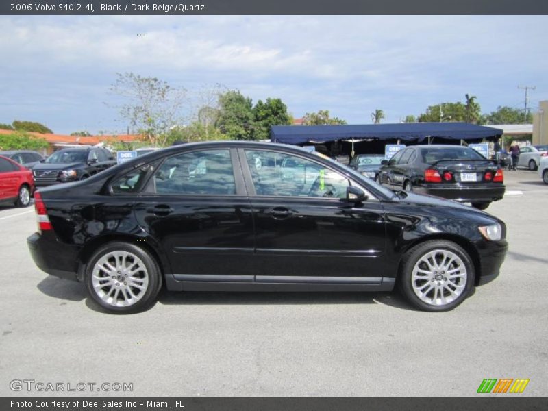 Black / Dark Beige/Quartz 2006 Volvo S40 2.4i