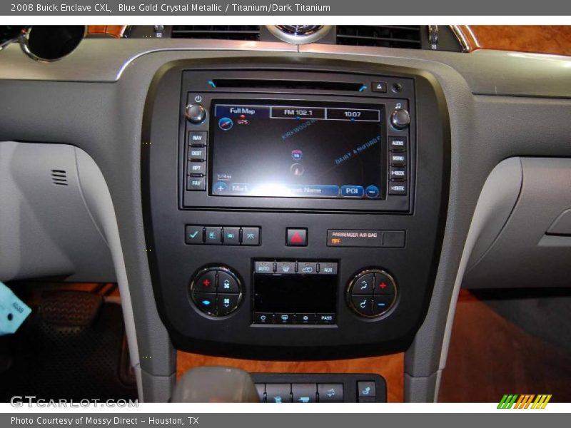 Blue Gold Crystal Metallic / Titanium/Dark Titanium 2008 Buick Enclave CXL