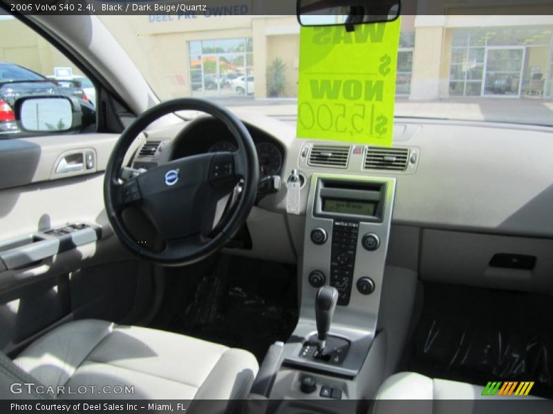 Black / Dark Beige/Quartz 2006 Volvo S40 2.4i