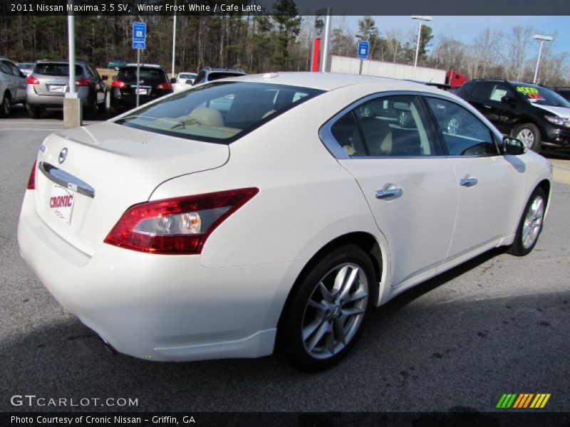 Winter Frost White / Cafe Latte 2011 Nissan Maxima 3.5 SV