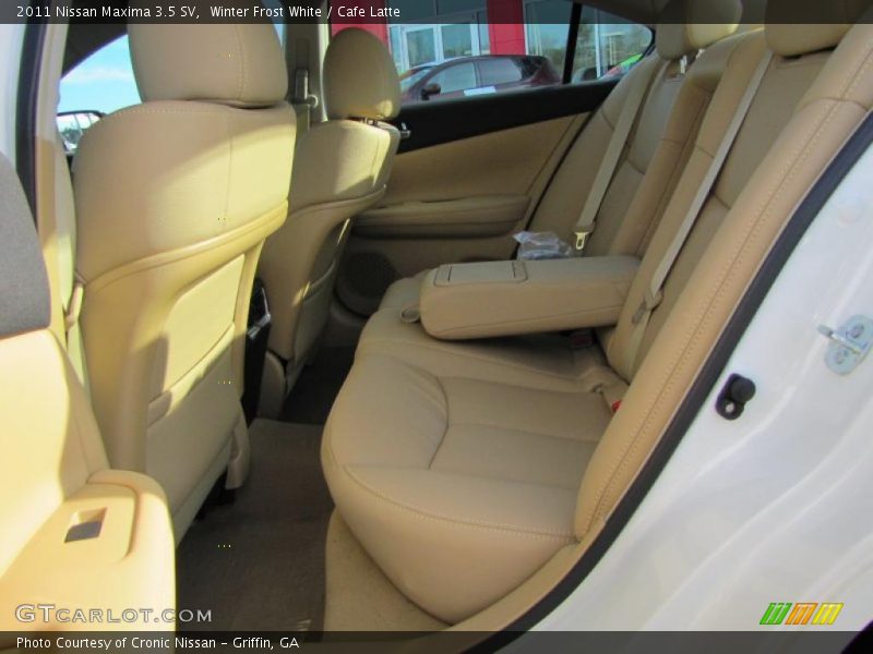 Winter Frost White / Cafe Latte 2011 Nissan Maxima 3.5 SV