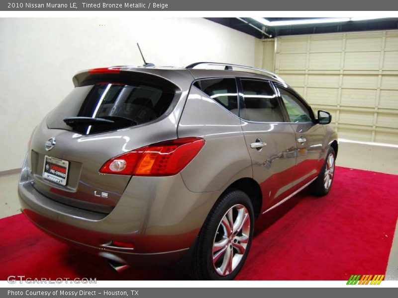 Tinted Bronze Metallic / Beige 2010 Nissan Murano LE