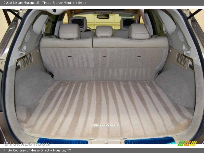  2010 Murano LE Trunk
