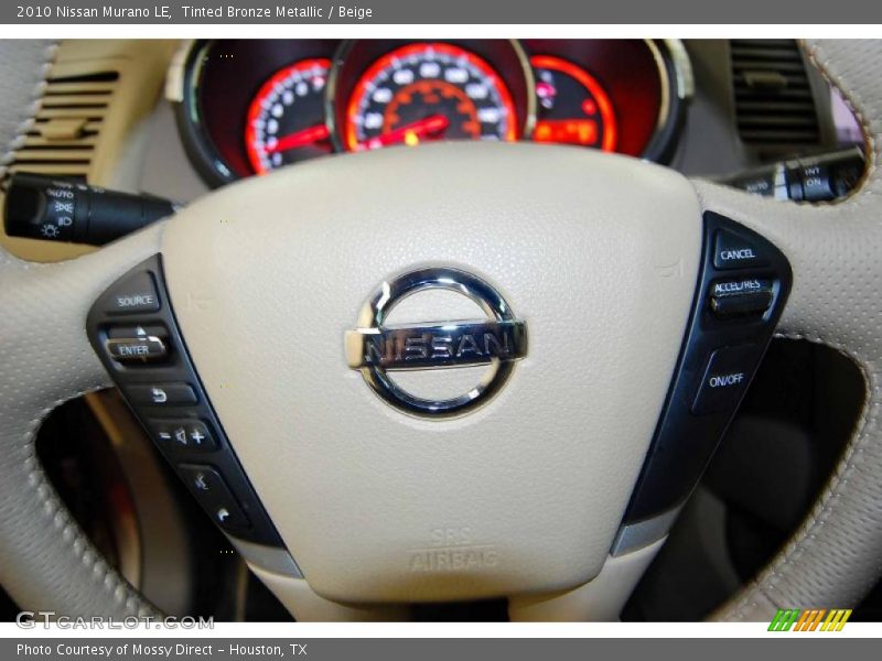 Tinted Bronze Metallic / Beige 2010 Nissan Murano LE