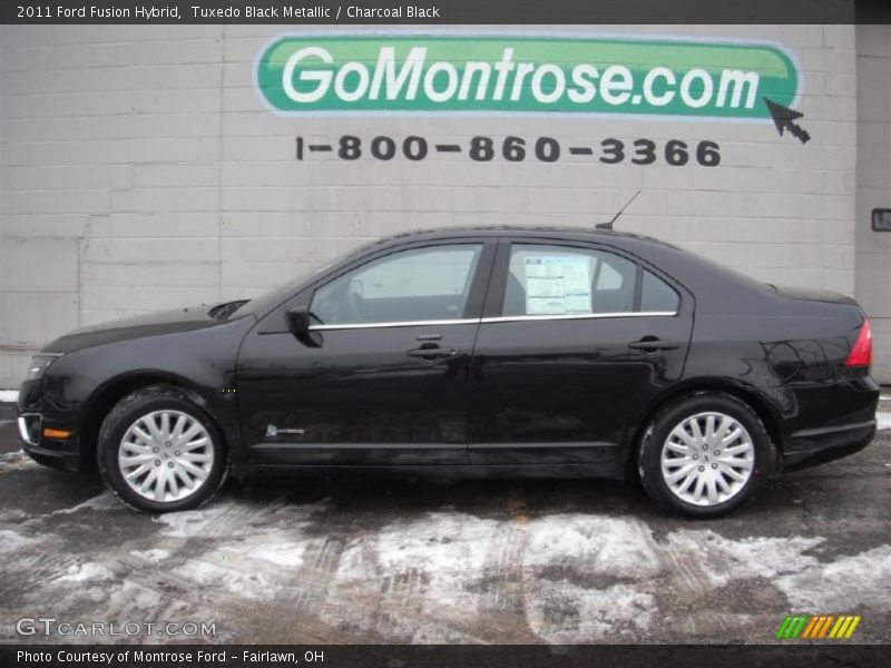 Tuxedo Black Metallic / Charcoal Black 2011 Ford Fusion Hybrid