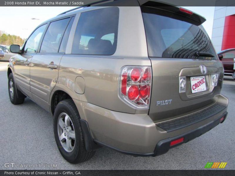 Mocha Metallic / Saddle 2008 Honda Pilot EX
