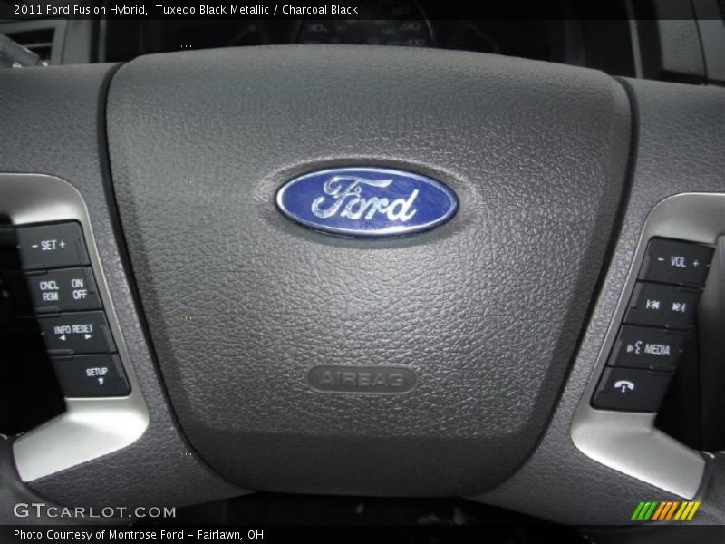 Tuxedo Black Metallic / Charcoal Black 2011 Ford Fusion Hybrid