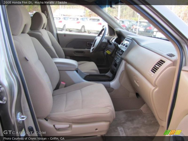 Mocha Metallic / Saddle 2008 Honda Pilot EX
