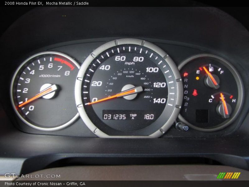  2008 Pilot EX EX Gauges