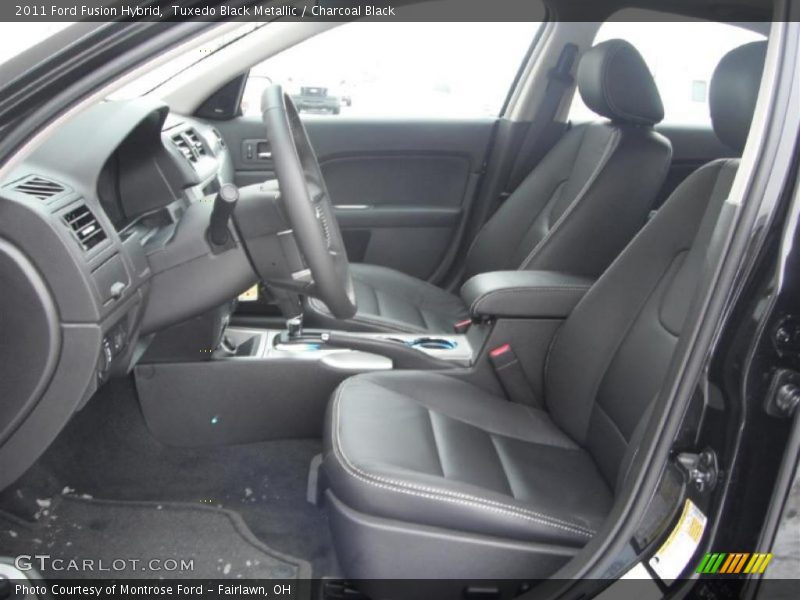  2011 Fusion Hybrid Charcoal Black Interior