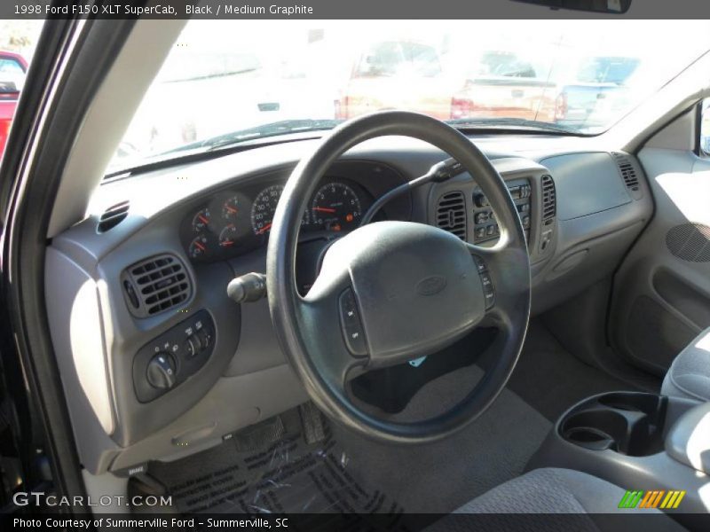 Black / Medium Graphite 1998 Ford F150 XLT SuperCab