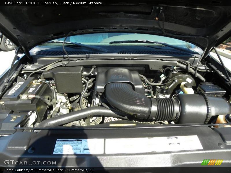 Black / Medium Graphite 1998 Ford F150 XLT SuperCab