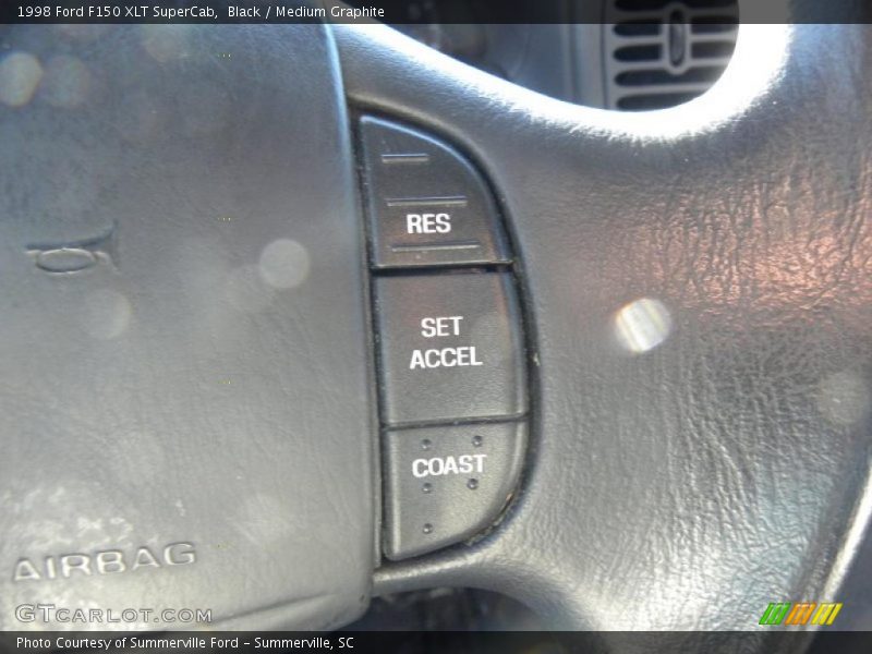 Black / Medium Graphite 1998 Ford F150 XLT SuperCab