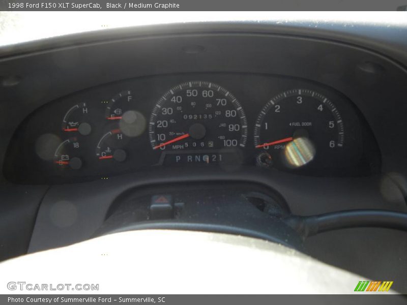 Black / Medium Graphite 1998 Ford F150 XLT SuperCab