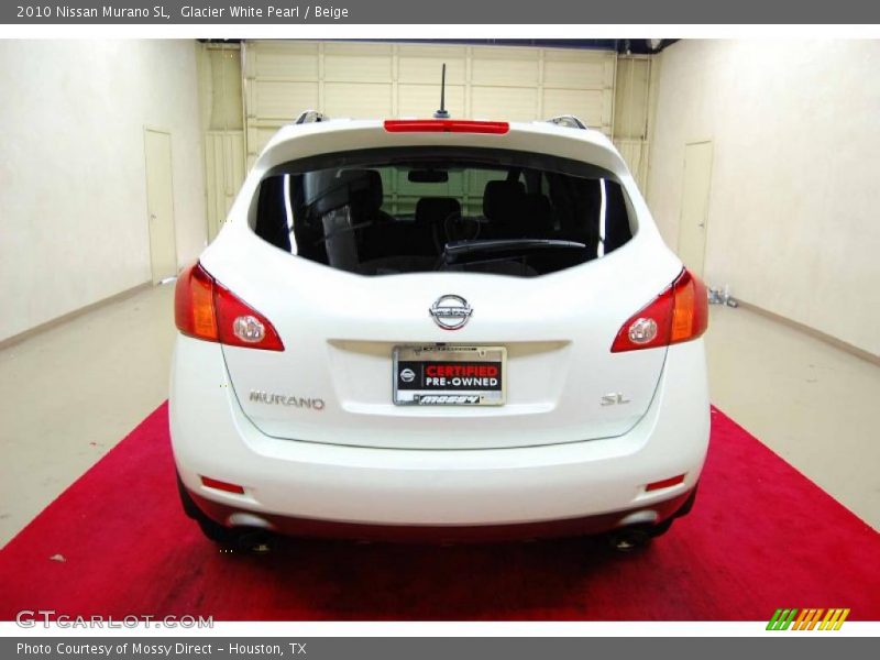 Glacier White Pearl / Beige 2010 Nissan Murano SL