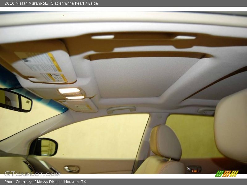 Glacier White Pearl / Beige 2010 Nissan Murano SL