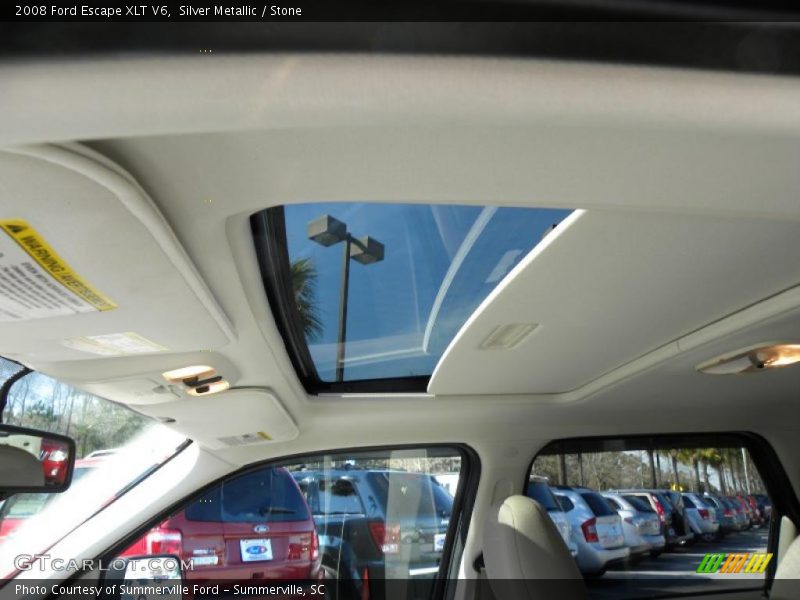 Silver Metallic / Stone 2008 Ford Escape XLT V6