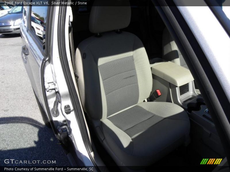 Silver Metallic / Stone 2008 Ford Escape XLT V6