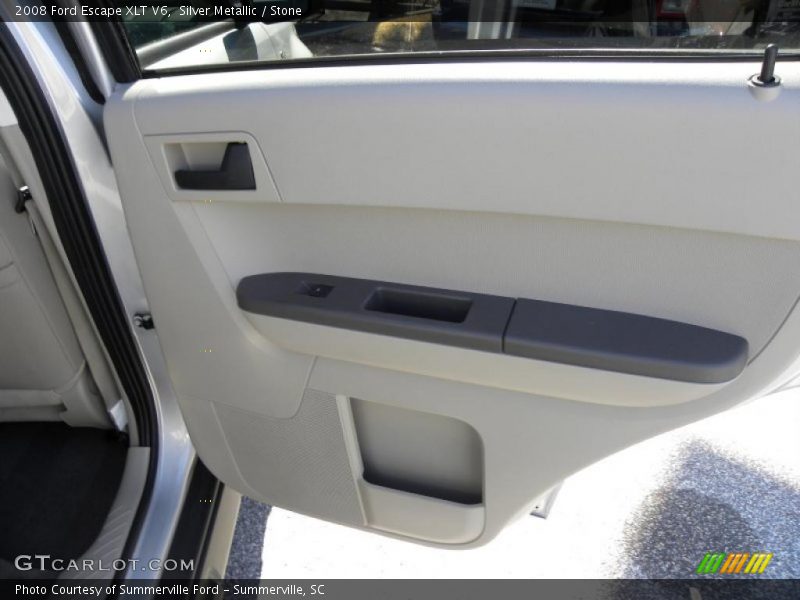 Silver Metallic / Stone 2008 Ford Escape XLT V6