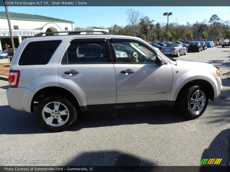 Silver Metallic / Stone 2008 Ford Escape XLT V6