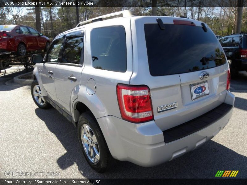 Silver Metallic / Stone 2008 Ford Escape XLT V6