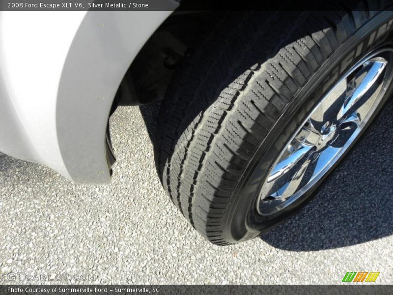 Silver Metallic / Stone 2008 Ford Escape XLT V6