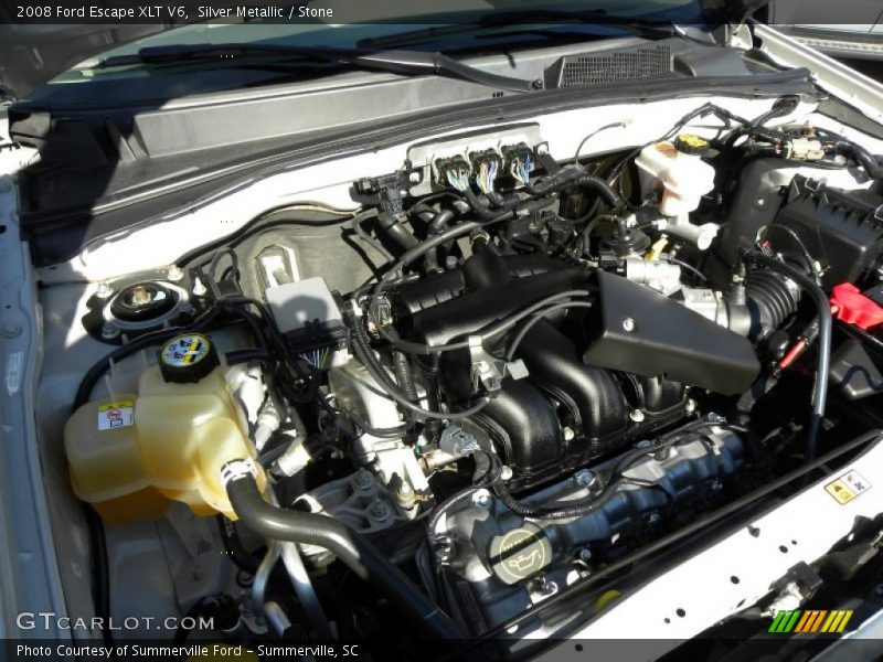 Silver Metallic / Stone 2008 Ford Escape XLT V6