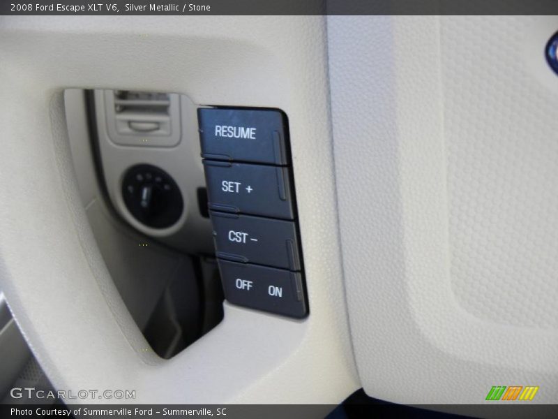 Silver Metallic / Stone 2008 Ford Escape XLT V6