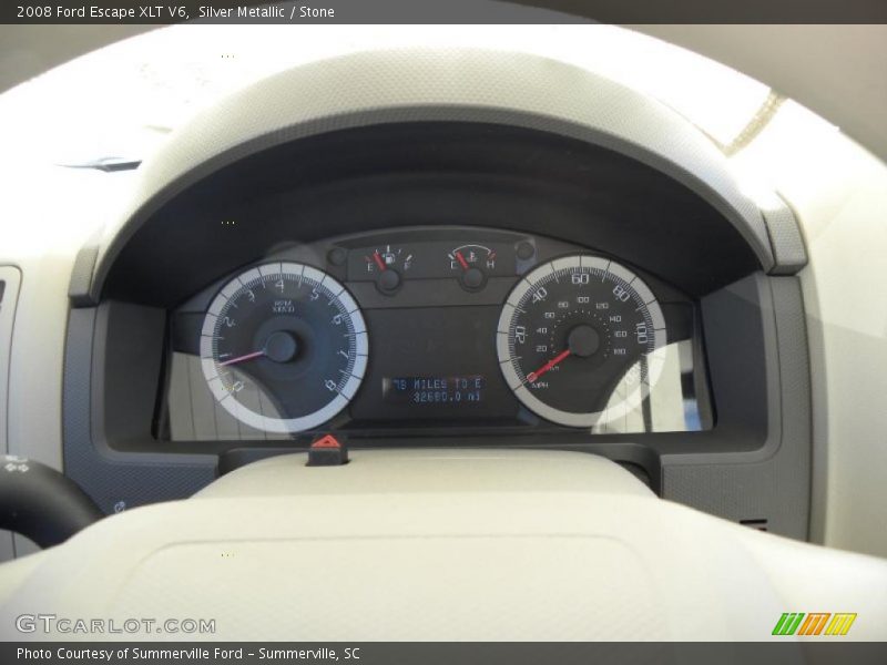 Silver Metallic / Stone 2008 Ford Escape XLT V6