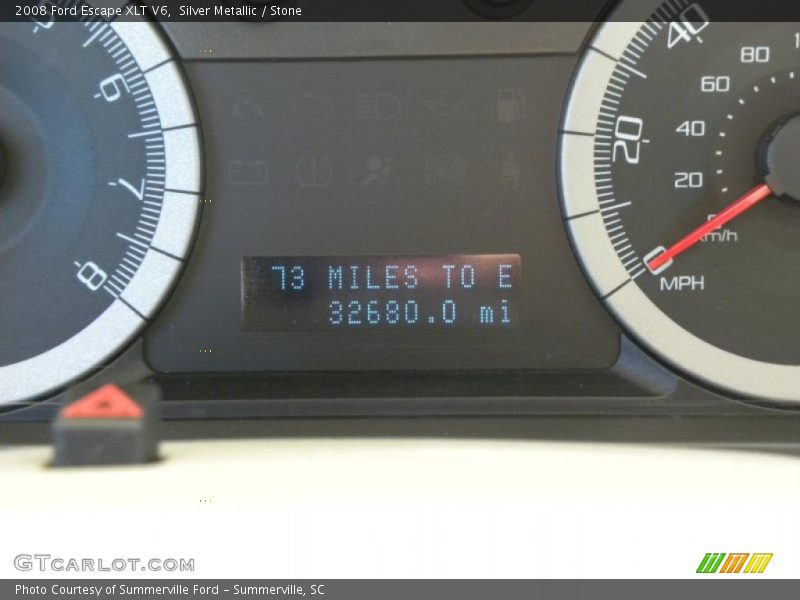 Silver Metallic / Stone 2008 Ford Escape XLT V6