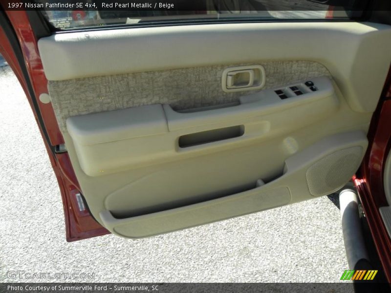 Red Pearl Metallic / Beige 1997 Nissan Pathfinder SE 4x4
