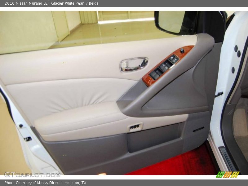 Glacier White Pearl / Beige 2010 Nissan Murano LE