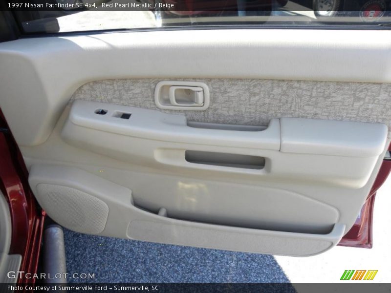 Red Pearl Metallic / Beige 1997 Nissan Pathfinder SE 4x4