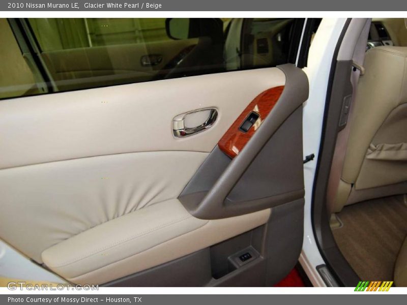 Glacier White Pearl / Beige 2010 Nissan Murano LE